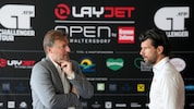 Jürgen Melzer, heutiger ÖTV-Sportdirektor, mit Waltersdorf-Macher Sascha Freitag.