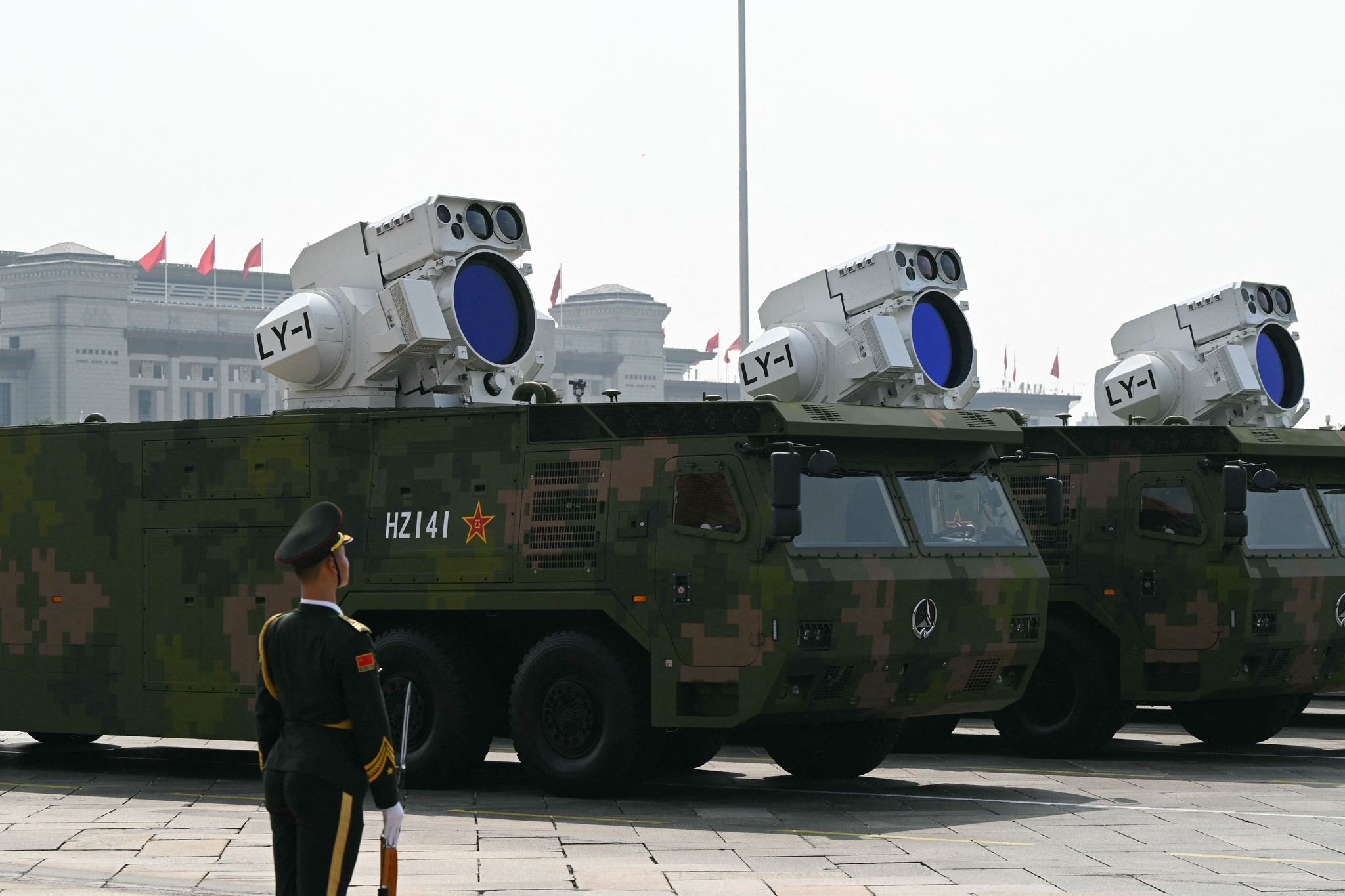 Die mobile Laserwaffe LY-1