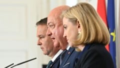 Uneinig: Babler, Stocker, Meinl-Reisinger