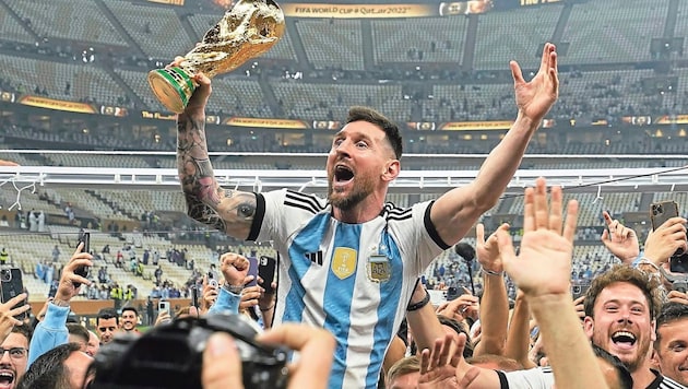 2022 bescherte Lionel Messi Argentinien endlich den ersehnten dritten WM-Titel.