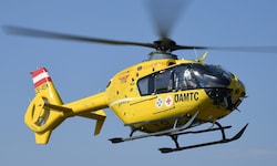 Die Schwerstverletzte kam mit dem Hubschrauber ins Spital.