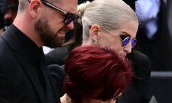 Jack Osbourne und seine Schwester Kelly bei der Trauerfeier für ihren Vater Ozzy Osbourne.