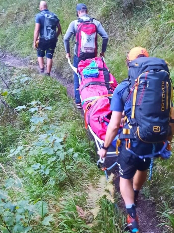Rettung für eine deutsche Wanderin