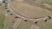 Ausgrabungen in Rechnitz: Mitarbeiter der Archäologie Burgenland untersuchen das Gelände ...