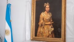 Das gestohlene Gemälde „Porträt einer Dame“ ist in einer Immobilienanzeige in Argentinien ...