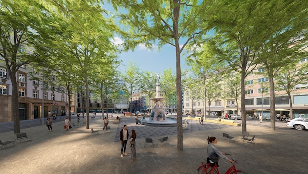 Der Wald muss in die Stadt, koste es, was es wolle. Die Stadt versuchte bei der Angabe der ...