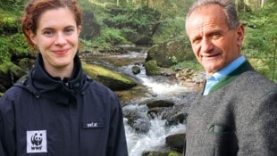 Gewässerschutzexpertin Marie Pfeiffer (WWF) drängt auf eine Unterschutzstellung des steirischen ...