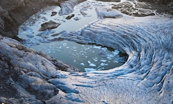 Ein Schicksaal von vielen: Der Schlatenkees-Gletscher in Tirol hat massiv abgebaut, der ...