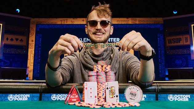 Roiter gewann heuer im Juni sein erstes goldenes Armband in Las Vegas.