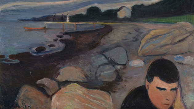 Im Leopold Museum in Wien zu sehen: Edvard Munchs „Melancholie“, um 1892