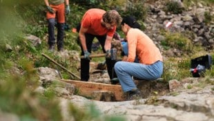 Ein Freiwilligen-Team aus Holland