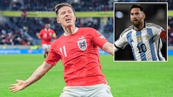 Michael Gregoritsch und Lionel Messi
