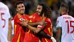 Da ist die Freude groß: Spanien gewinnt in Bulgarien mit 3:0!
