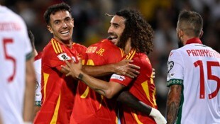 Da ist die Freude groß: Spanien gewinnt in Bulgarien mit 3:0!