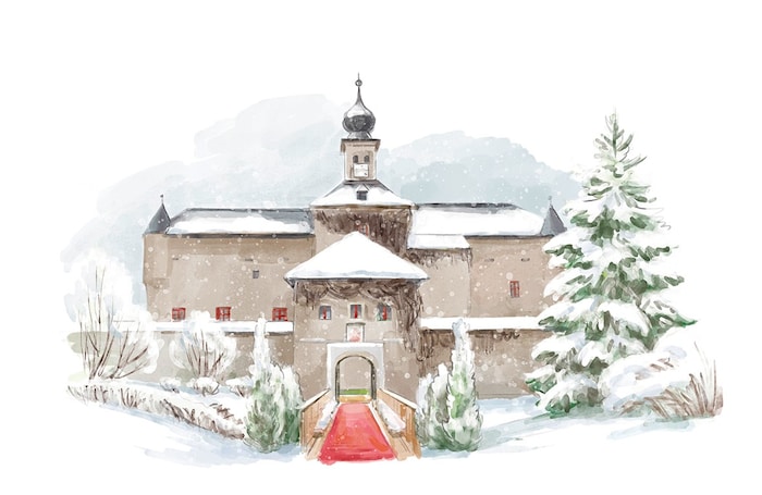 Des Schloss Gabelhofen, von Eder gemalt.