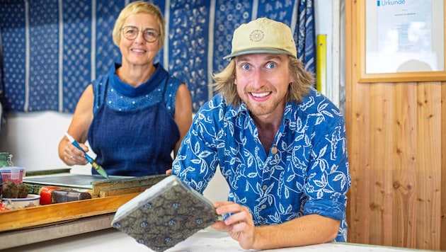 Felix Wagner und Mutter Maria arbeiten derzeit im Betrieb und erhalten das Handwerk des ...
