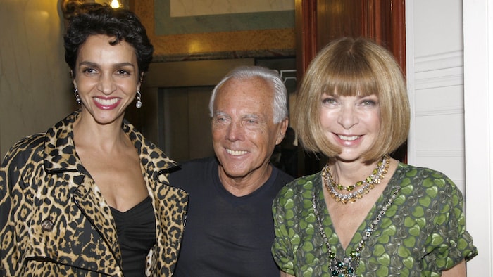 Farida Khelfa, Giorgio Armani und Anna Wintour
