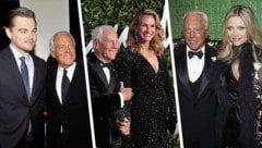 Georgio Armani kleidete die Stars nicht nur ein, er war ihnen auch ein guter Freund über ...