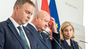 Schwierige Zeiten für die drei Parteichefs der Bundesregierung.