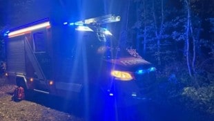 Die Einsatzkräfte suchten im Waldstück nach dem vermissten Buben.