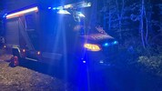 Die Einsatzkräfte suchten im Waldstück nach dem vermissten Buben.