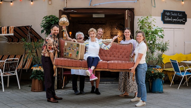 Direkt neben dem Lehár- Theater wird am 11. September ein Pop-up-Café des Vereins „Vollpension“ ...