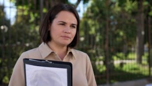 Die belarussische Oppositionsführerin Swetlana Tichanowskaja ist erstmals in die Ukraine gereist ...