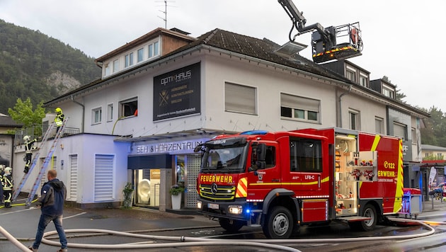Am Freitag mussten die Feuerwehren in Götzis anrücken.