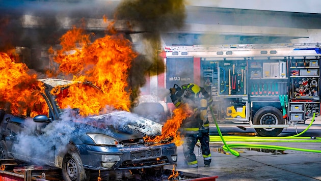 Spektakuläre Vorführungen gibt es von Niederösterreichs Florianis in Tulln.