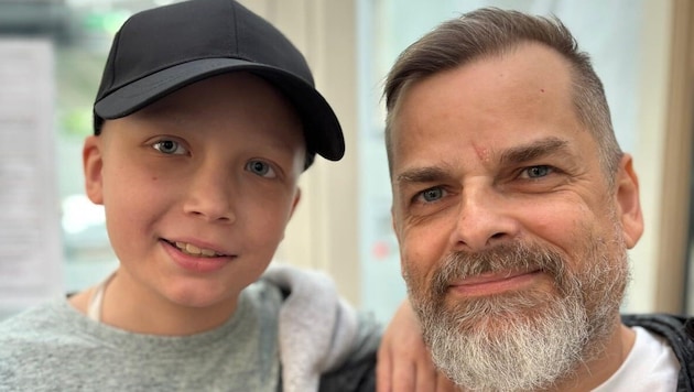 Die Tumor-Diagnose änderte alles: Damit Markus während der Behandlungen im Spital seinen Vater ...
