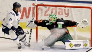 Im Tor haben die 99ers mit Maxime Lagace einen bisher starken Rückhalt.