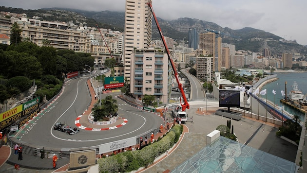 Enger als sonst irgendwo in der Formel 1 – die Rennstrecke in Monte Carlo ...