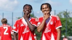 Gibson Adu (li.) zeigte bei Bayern Münchens Amateuren in der Vorbereitung auf.