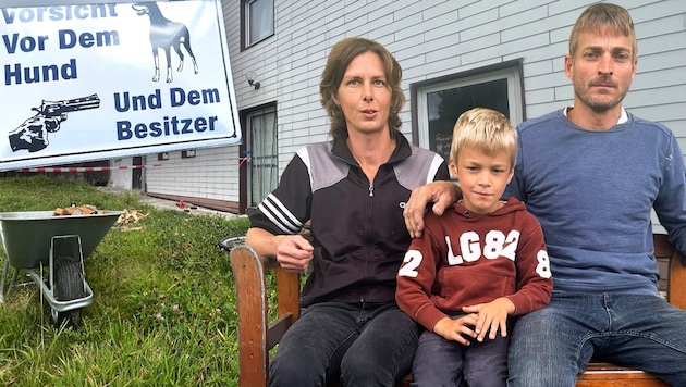Nach der Drohung und den Schüssen ist die Familie froh, dass sie unverletzt geblieben ist.