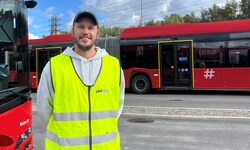 Glenn Gaalaas vom Osloer Busunternehmen Unibuss.