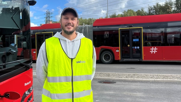 Glenn Gaalaas vom Osloer Busunternehmen Unibuss.