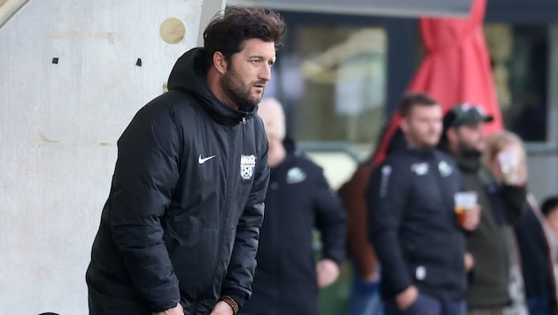 Grödig-Coach Arsim Deliu.