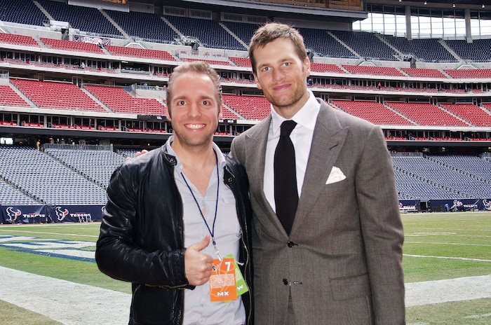 Vor einigen Jahren traf Ronny Leber auch einmal Football-Legende Tom Brady.