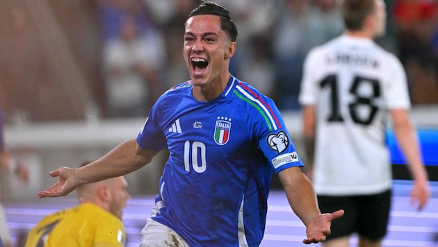 Jubel bei Italien nach dem 5:0.