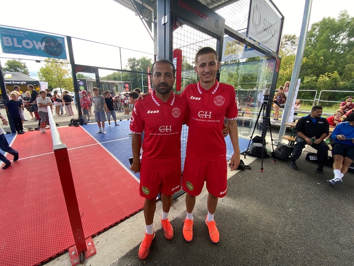 Gökhan Ünver und Alexander Hamm spielen für Österreich beim Padbol Nations Cup in Österreich.