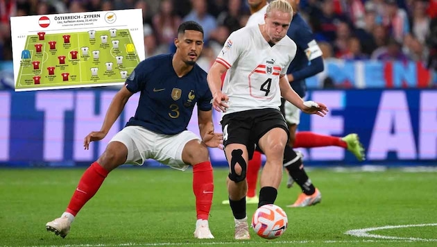 Xaver Schlager (re.) war bei allen Trainings dabei – nichts spricht heute gegen seinen Einsatz.