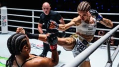 Im September krönte sich Hemetsberger (rechts) zur Muay Thai-Weltmeisterin.