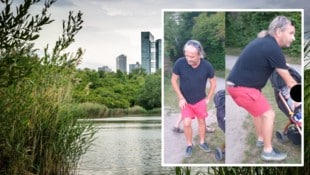 Der Bub wurde nahe dem Teich im beliebten Naherholungsgebiet Wienerberg entdeckt (Archivbild). ...