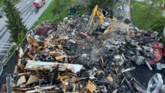 Vom ehemaligen Hotel ist nicht mehr viel übriggeblieben.