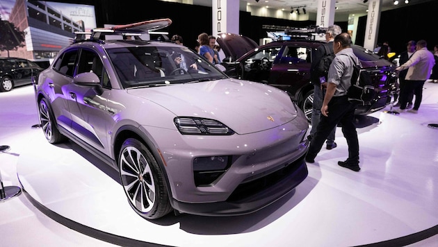 Porsche-Autoshow in Los Angeles im November 2024