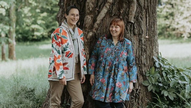 Die Macherinnen der Schloss- Events: Sarah Keil und Martina Schabhüttl