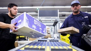 Mitarbeiter des US-Postdienstes USPS (Archivbild) 