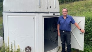 Hanslmeier hat in seiner südoststeirischen Heimat zwei Sternwarten.