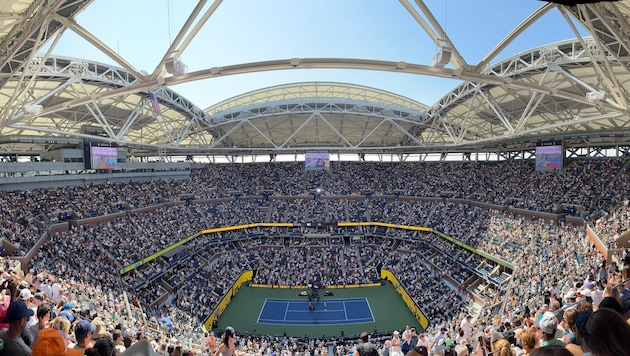 Das Arthur Ashe Stadium fasst 24.000 Zuschauer