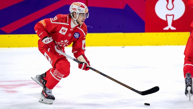 KAC-Stürmer Mario Kempe traf gegen Odense doppelt.